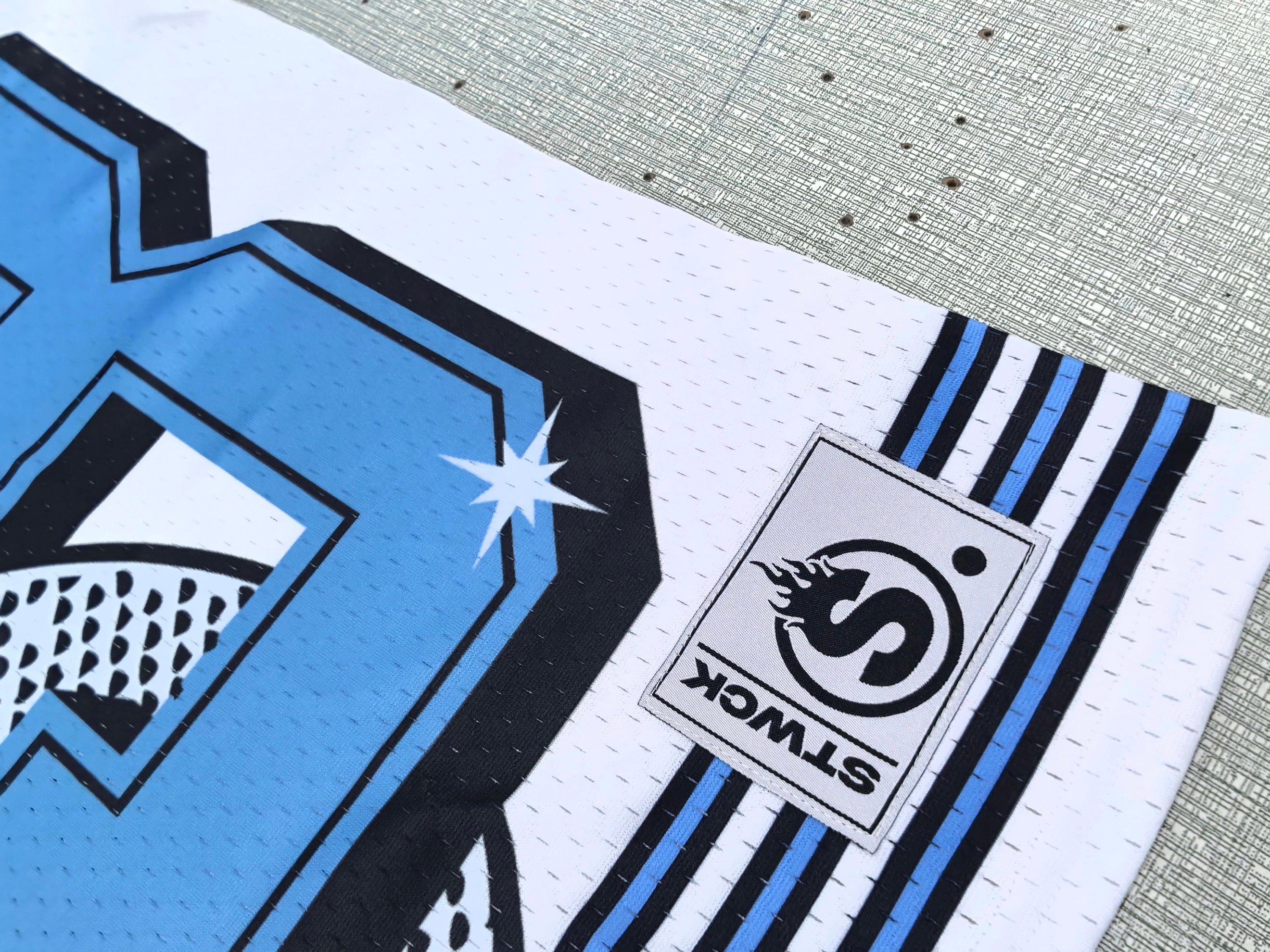 Cropped Powder Blue Siren Jersey